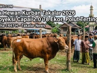 Pemerintah Kabupaten Takalar melalui Dinas Peternakan dan Kesehatan Hewan memproyeksikan ketersediaan 2.078 ekor sapi kurban untuk Iduladha 2026 yang tersebar di 11 kecamatan.